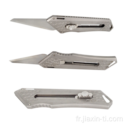 Mini couteau de poche Titanium Survival Camping edc